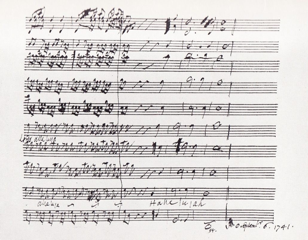 Hallelujah score, 1741